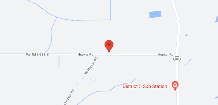 map of 3773 Hecker Road Iowa LA 70647